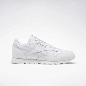 Adidasy Dziecięce Reebok Classic Leather Białe/Złote PL 21VULBW